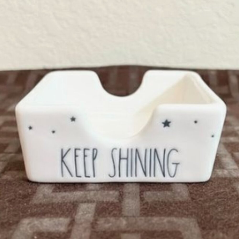 NWT Rae Dunn Sticky Note Holder for Office Desk
